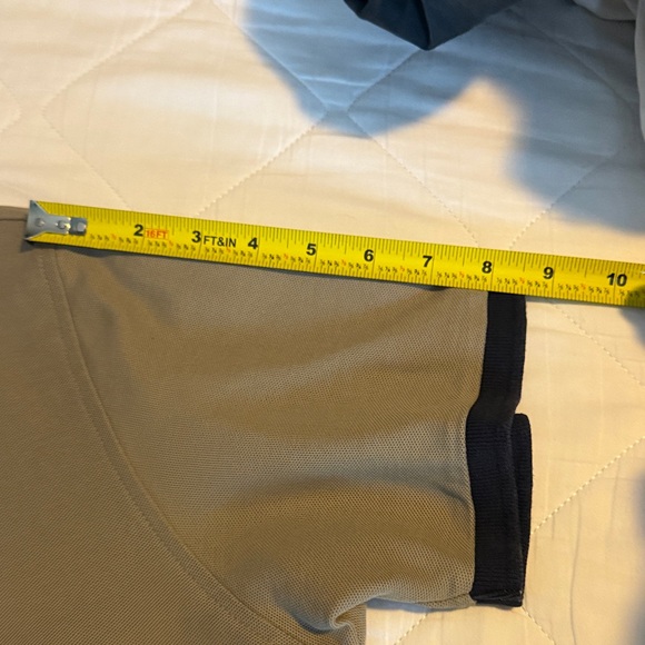 Psycho Bunny Khaki Polo with Navy Collar and Orange Trim - Picture 8 of 8